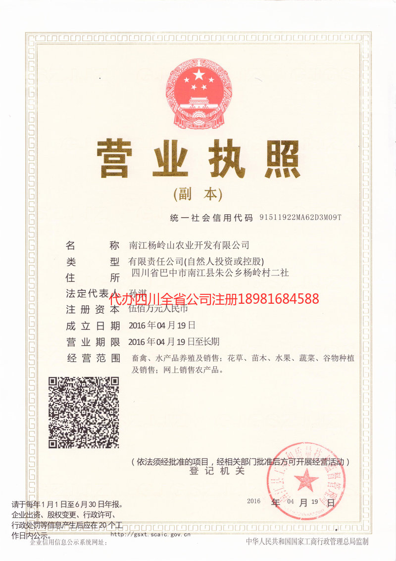 伊宁市伊宁市杨岭山农业开发有限公司